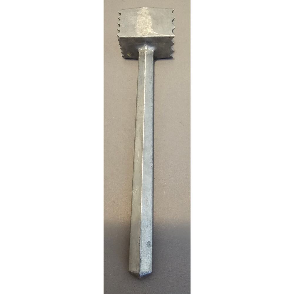 Vintage Aluminum 8" Meat Tenderizer -Fine/Coarse Pounder - Taiwan